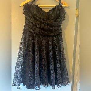 Lacy strapless dress